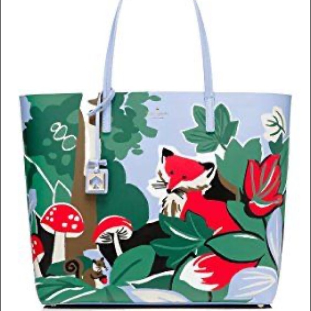 Kate Spade Blaze A Trail Fox Forest Len Tote